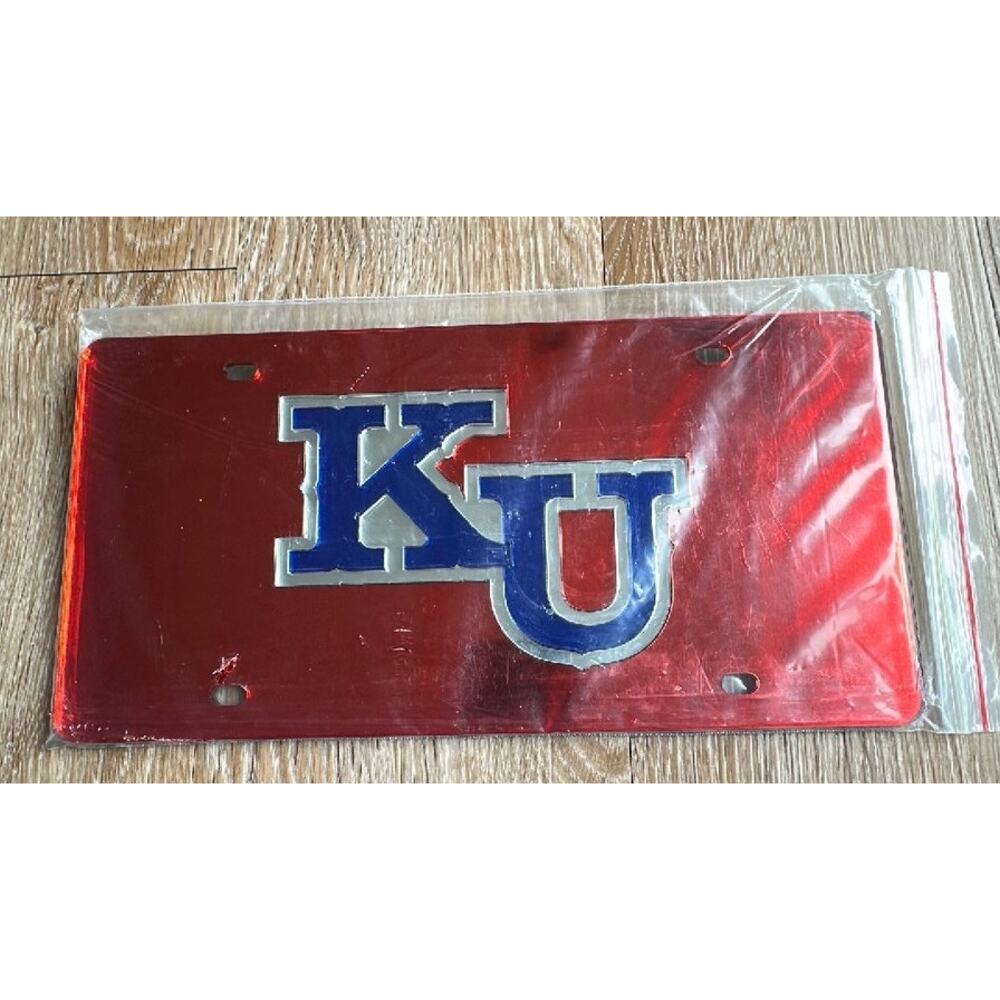 KU Acrylic License Plate Frame JAYHAWKS